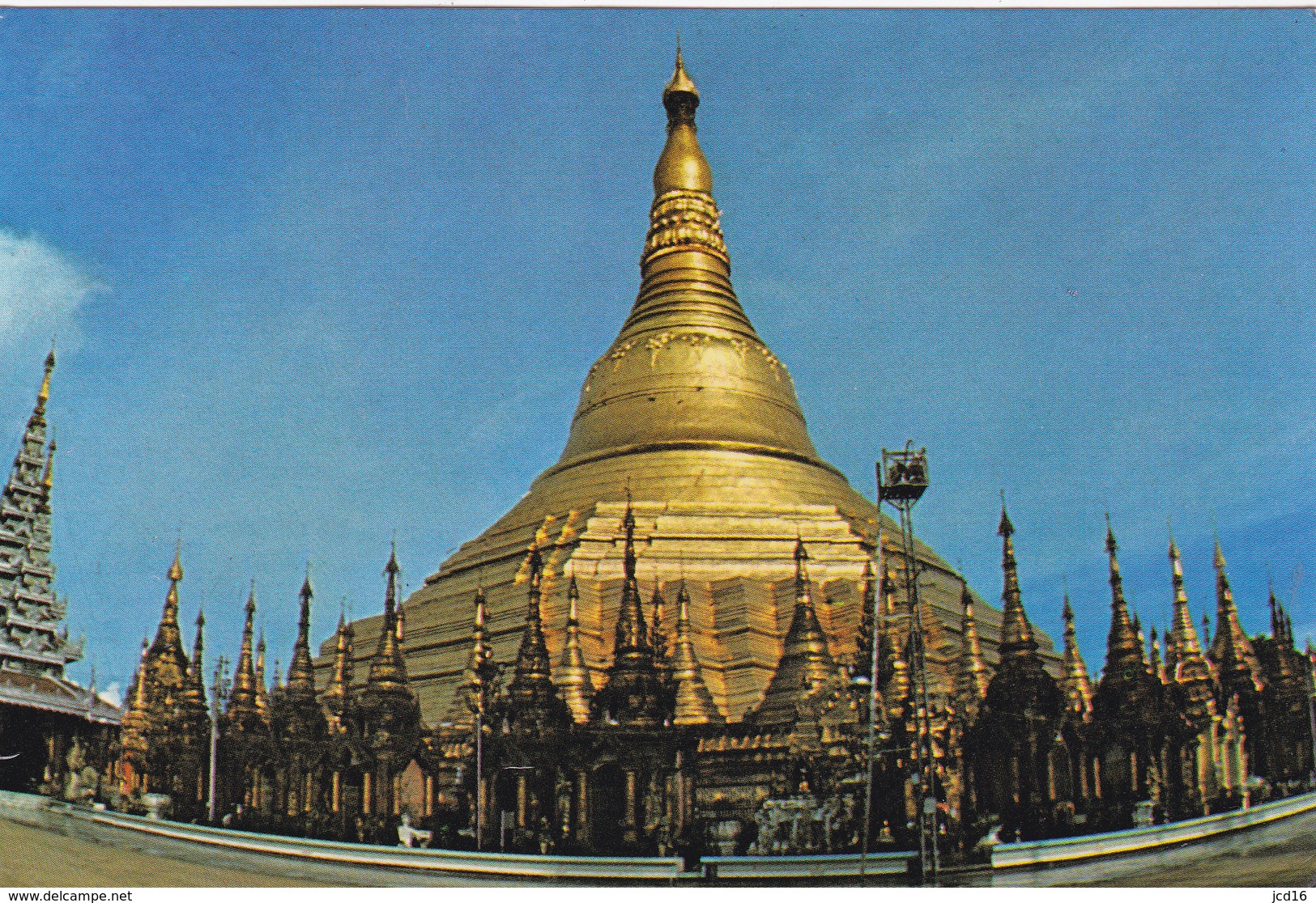 CPA RANGOON (Myanmar Burma) Shwedagon Pagoda BEAUX TIMBRES - Myanmar (Burma)