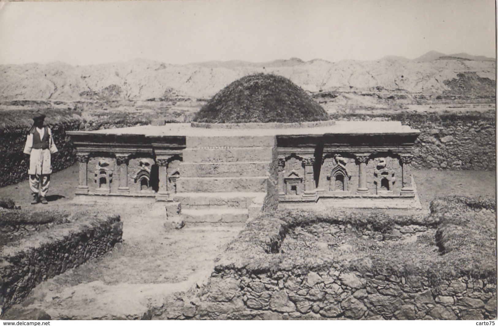 Pakistan - Taxila Sirkap - Archéologie - Les Scytho-Parthes - Base Of Scytho-Parthian Stupa - Aigle à Deux Têtes - Pakistán