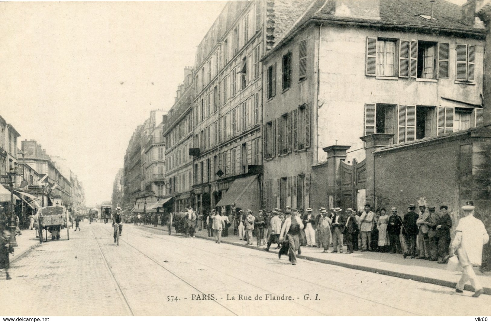 76  PARIS 19e AR   LA RUE DE FLANDRE - Arrondissement: 19