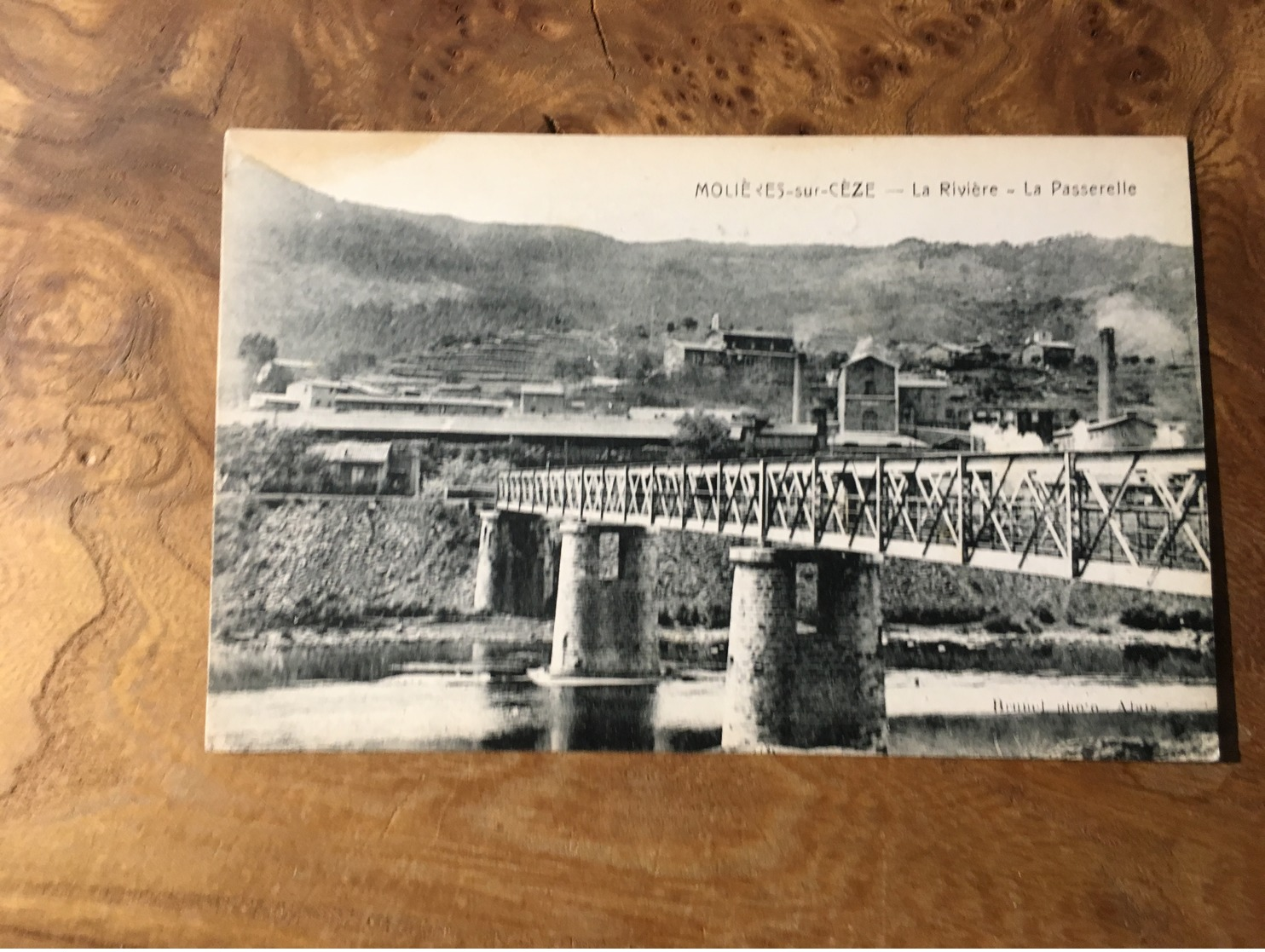 289/ MOLIERES SUR CEZE LA RIVIERE LA PASSERELLE - Autres & Non Classés