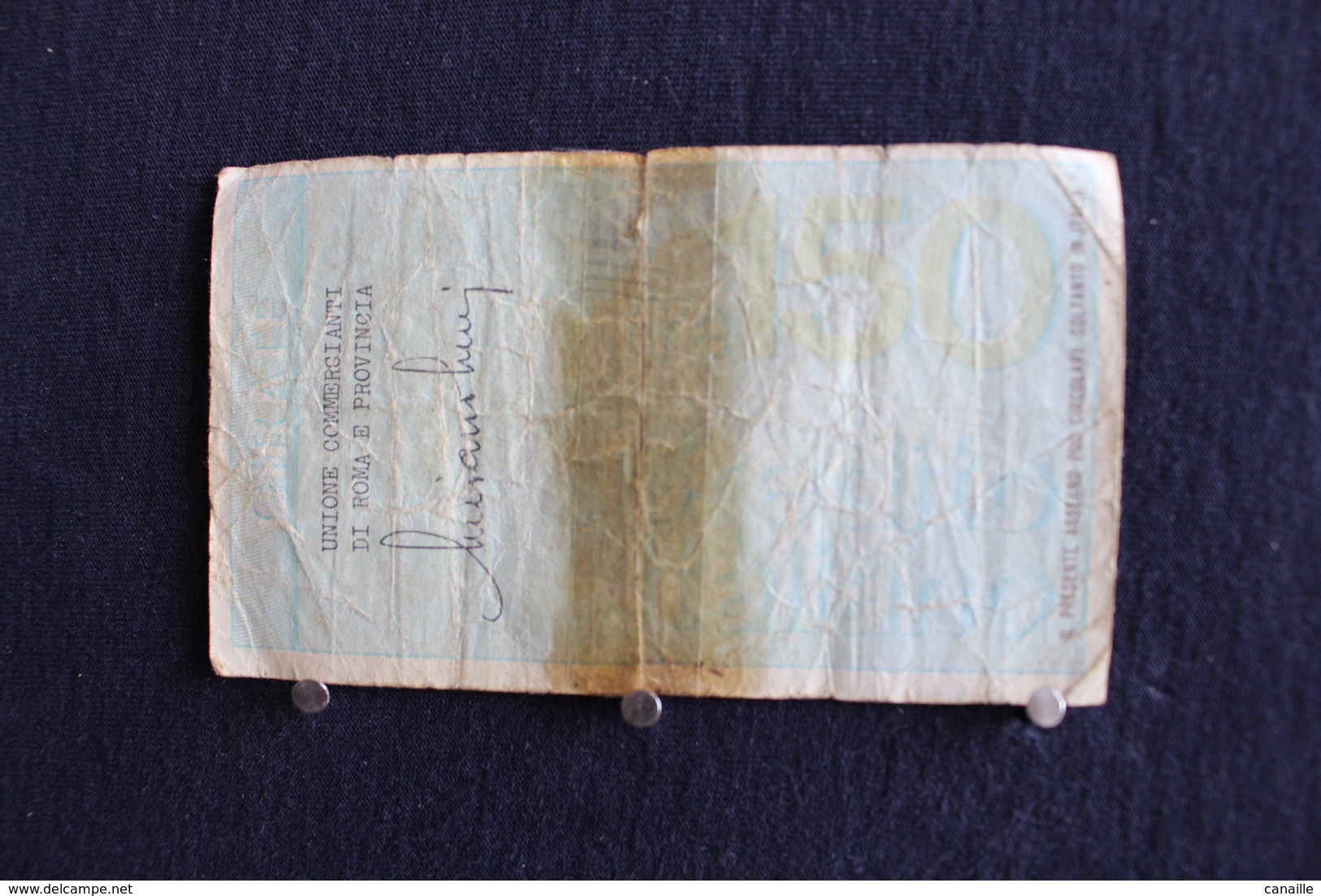 1 / Italie-1946 : Royaume / Biglietti - Credito Italino-150 Lire- Centocinquanta. Union Commercianti Di Roma, 5.3.1976 - 100 Liras