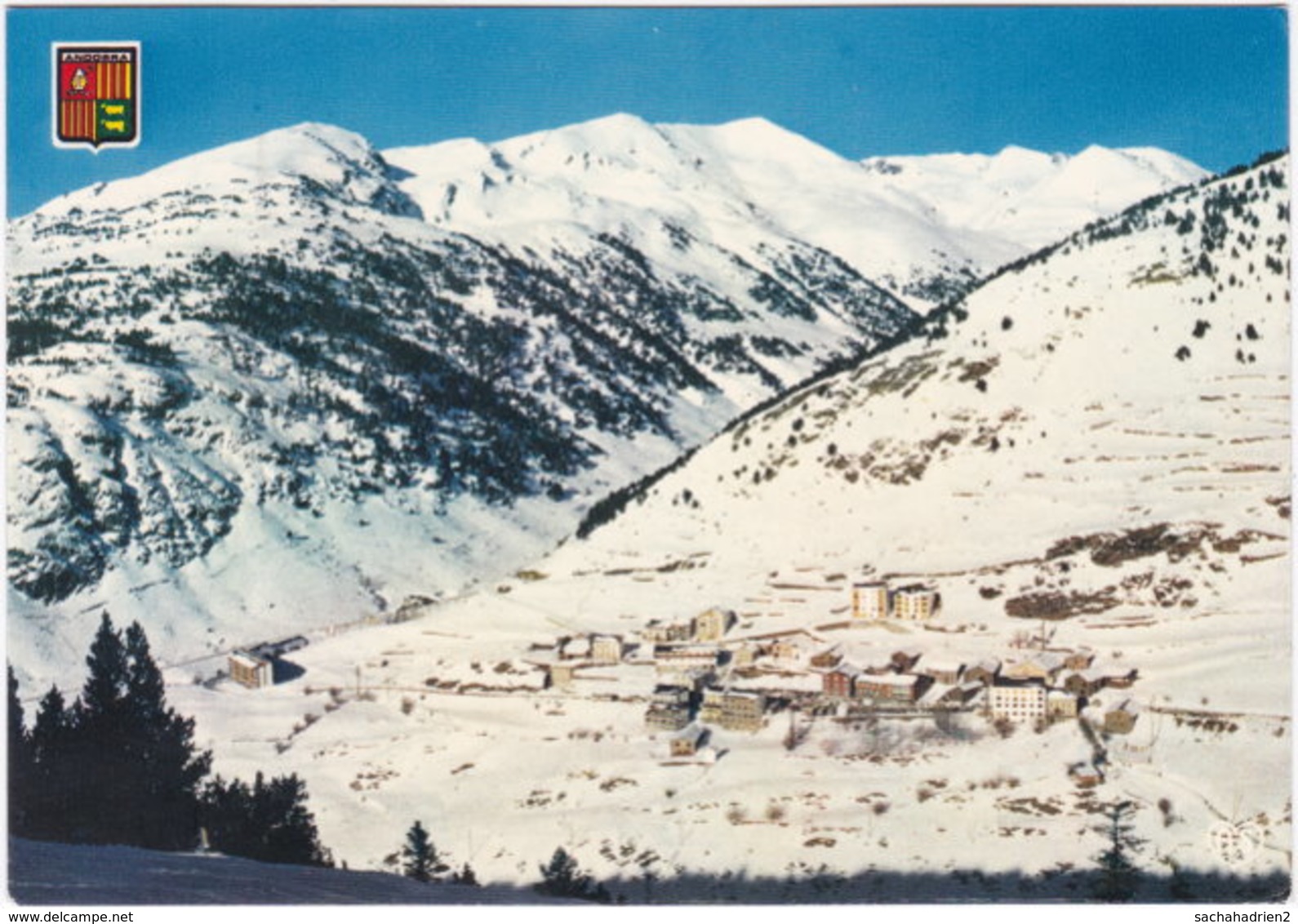 Gf. SOLDEU. Vue Générale Enneigée. 1001 - Andorre