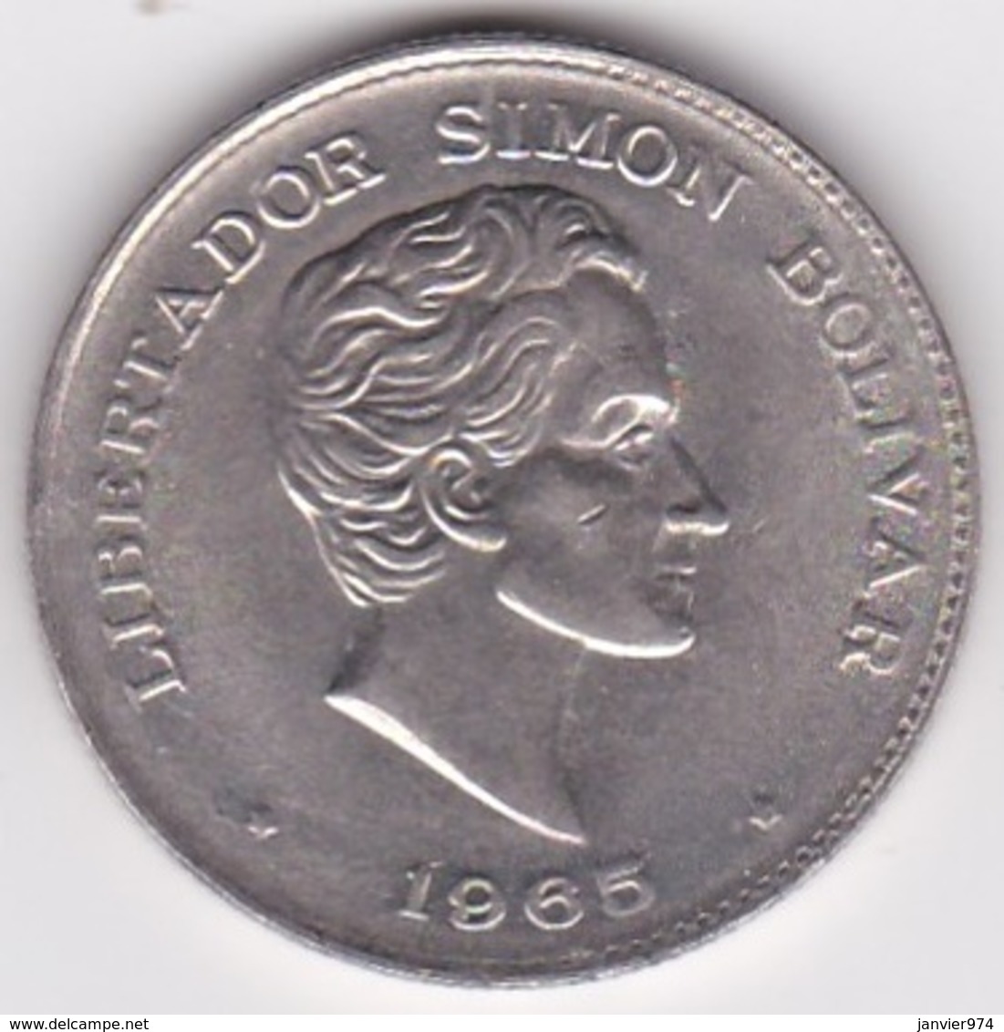 Colombie. 50 Centavos 1965 Simon Bolivar. Cupronickel .KM# 217 - Kolumbien