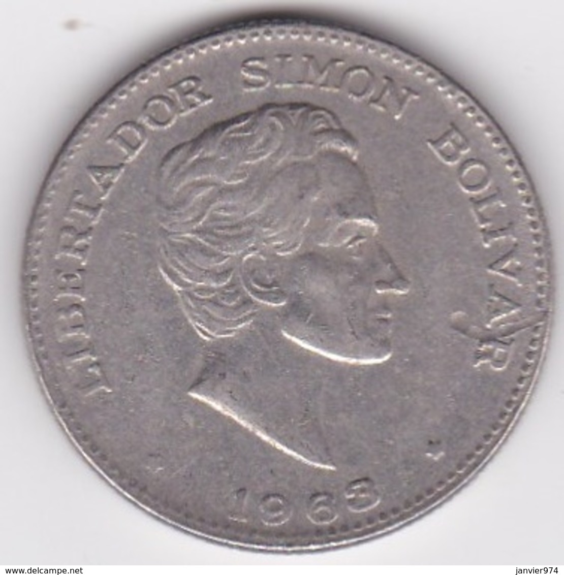 Colombie. 50 Centavos 1963 Simon Bolivar. Cupronickel .KM# 217 - Kolumbien