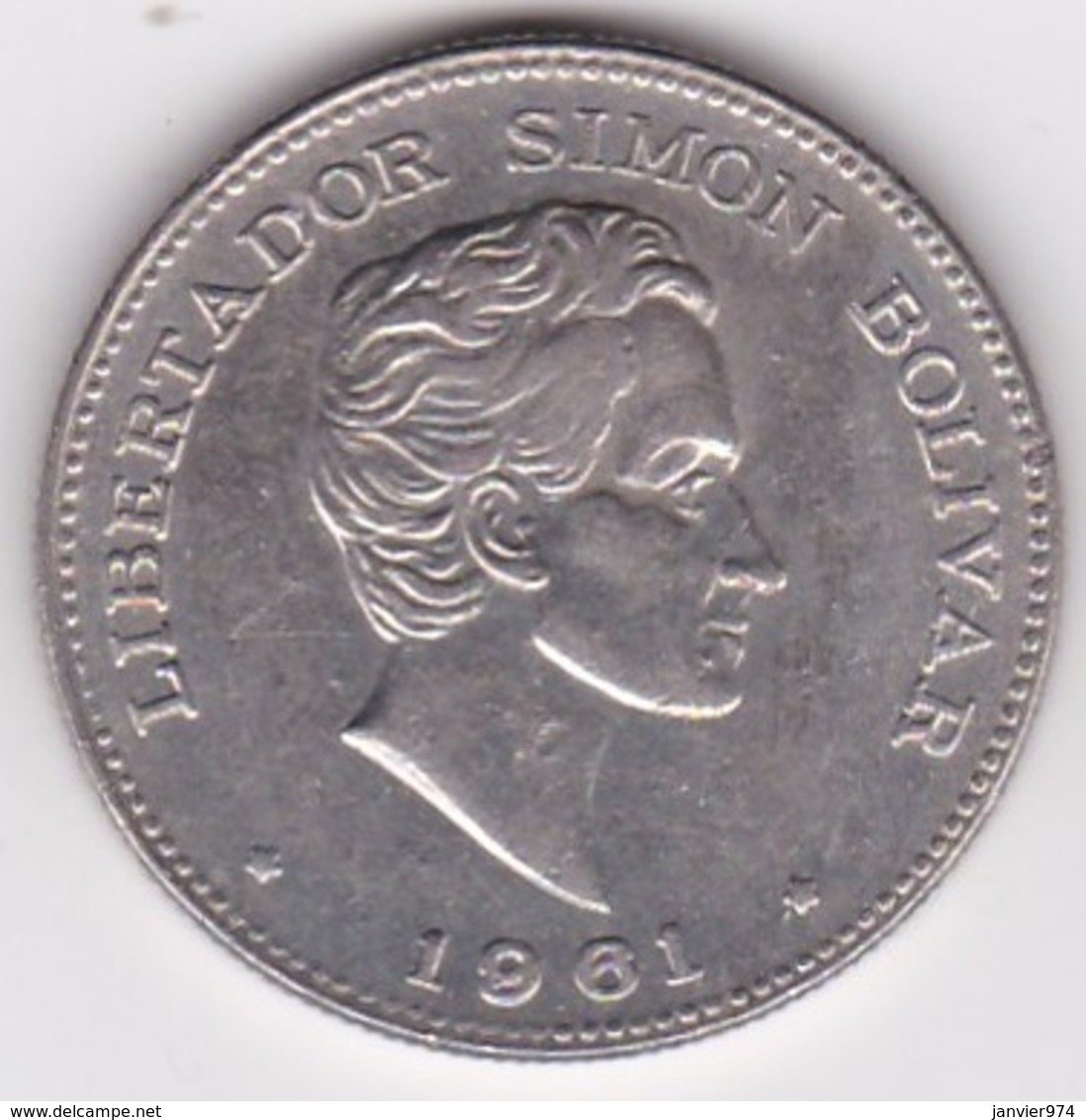 Colombie. 50 Centavos 1961 Simon Bolivar. Cupronickel .KM# 217 - Colombie