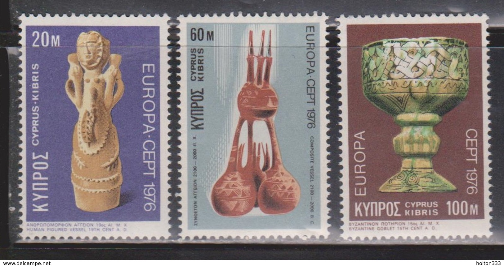 CYPRUS Scott # 445-7 MNH - Europa Issue - Ongebruikt