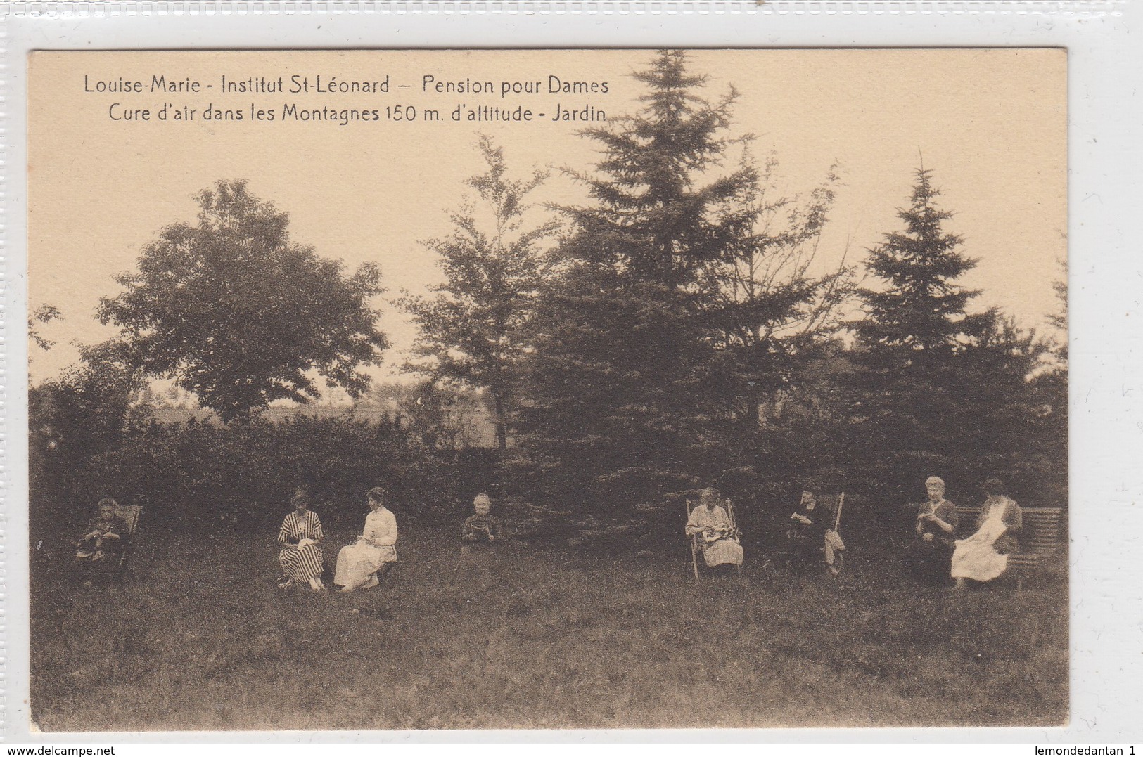 Louise-Marie. Institut St-Léonard. Pension Pour Dames. Cure D'air Dans Les Montagnes 150m - Jardin. - Maarkedal