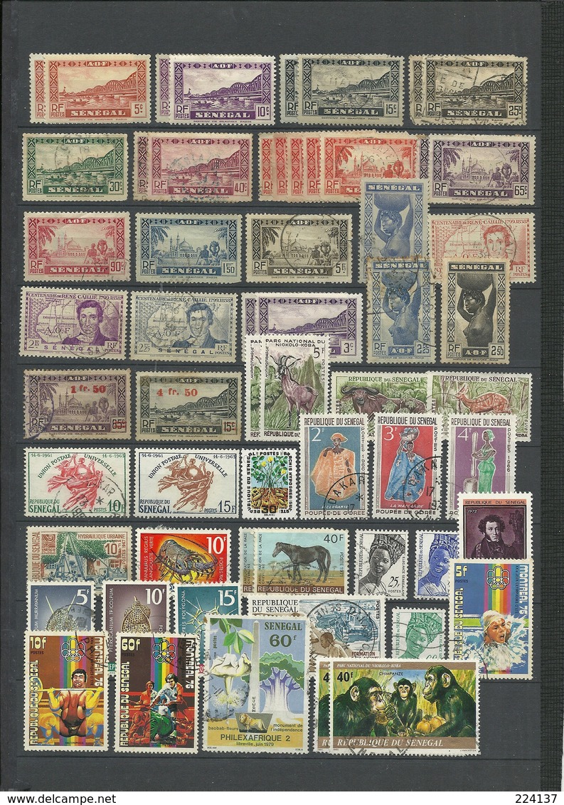 LOT SENEGAL - Collections (sans Albums)