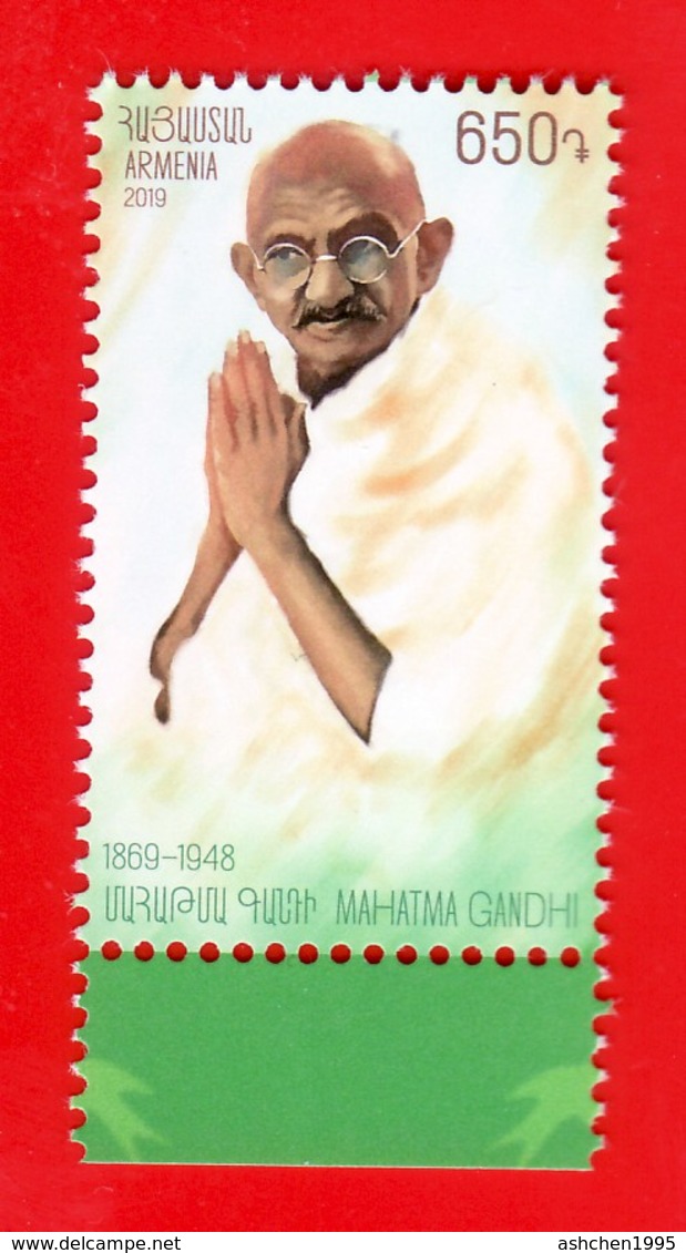 Armenia / Arménie / Armenien 2019, 150th Anniversary Of Mahatma Gandhi (1869-1948), Leader Of India - MNH - Mahatma Gandhi