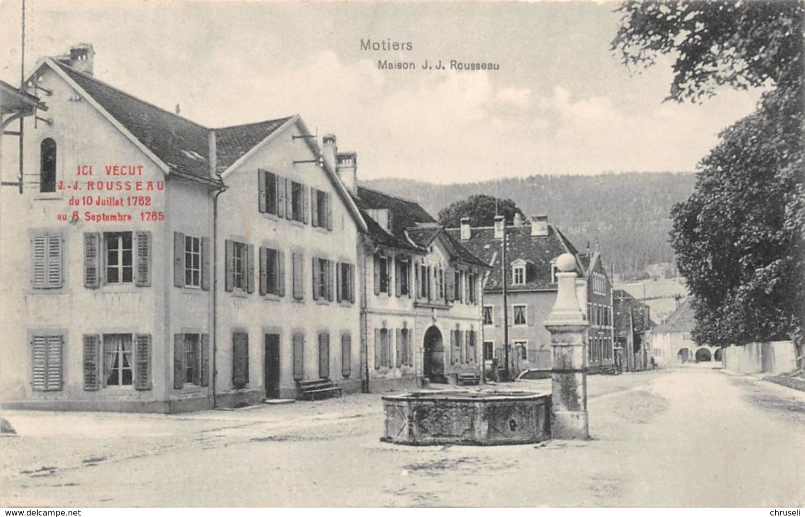 Môtiers Maison J.J.Rousseau - Môtiers 