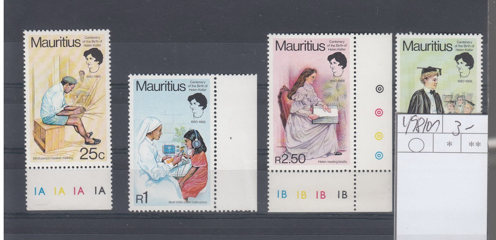 Mauretanien Michel Cat.No.   Mnh/** 498/501 - Mauritius (1968-...)