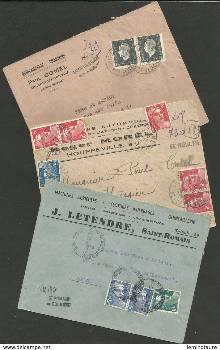 Lot 3 Enveloppes - Verzamelingen