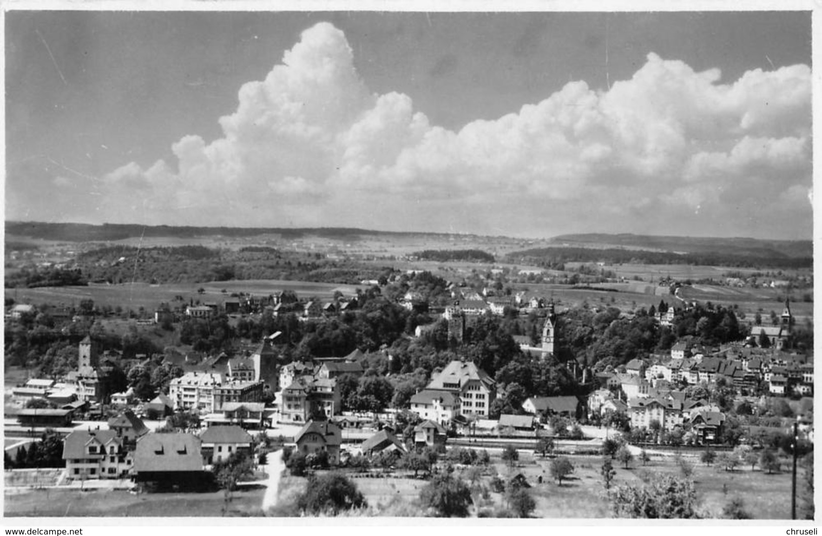 Laufenburg Fliegeraufnahme Bahnhof - Laufenburg 