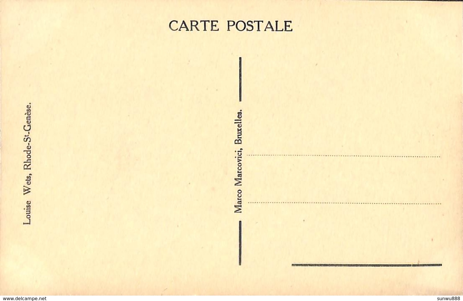 Rhode-St-Genèse - Vue Totale De L'Eglise (animée, Louise Wets, Marco Marcovici) - St-Genesius-Rode