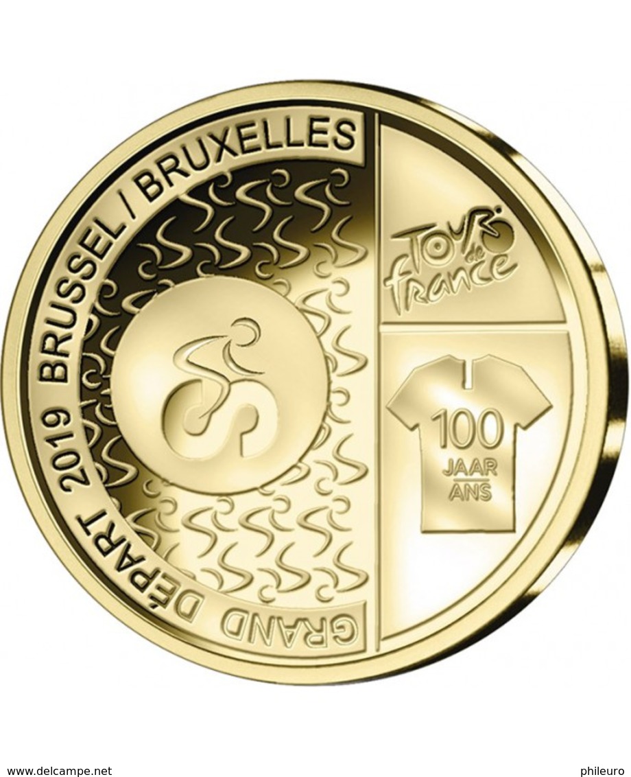 Belgique 2019 : Lot De 2 Coincards De La 2,5€ Commémorative 'Départ Tour De France à Bruxelles' (BU) - DISPONIBLE - Belgique