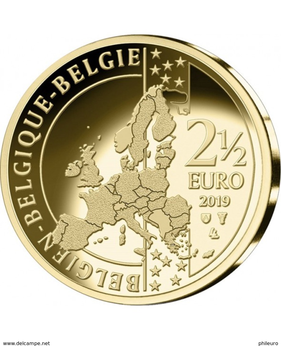 Belgique 2019 : Lot De 2 Coincards De La 2,5€ Commémorative 'Départ Tour De France à Bruxelles' (BU) - DISPONIBLE - Belgique