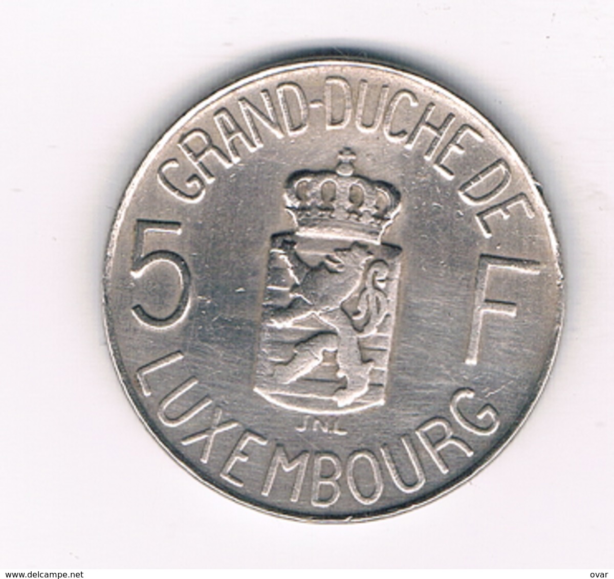 5 FRANCS 1962 LUXEMBURG /4302/ - Luxembourg