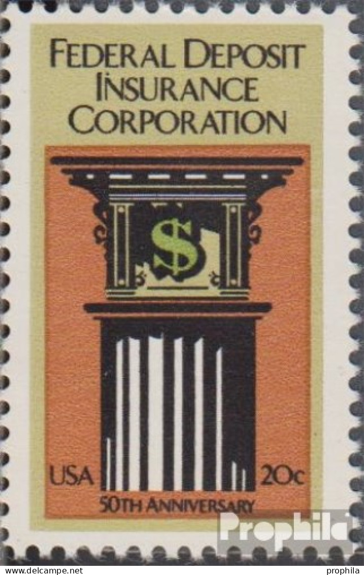 USA 1675 (kompl.Ausg.) Postfrisch 1984 Bundesbankeneinlagenversicherung - Ungebraucht