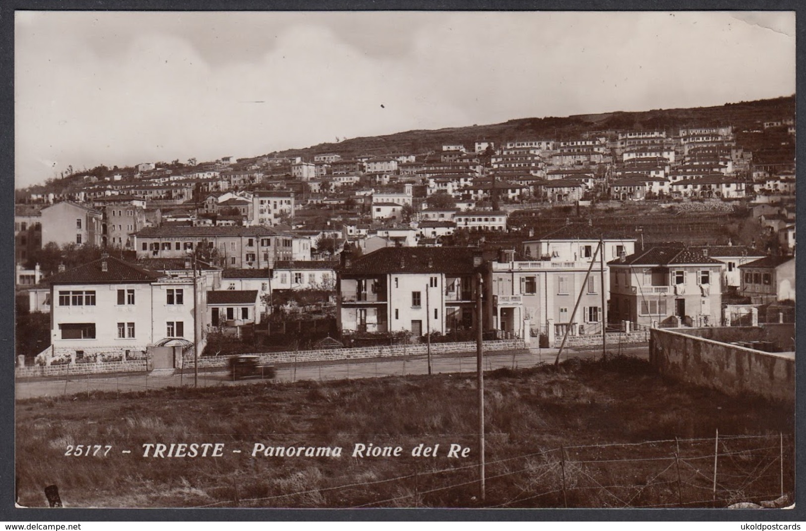 Italia  - TRIESTE, Panorama Rione Del Re  -  Foto Cartolina. - Trieste