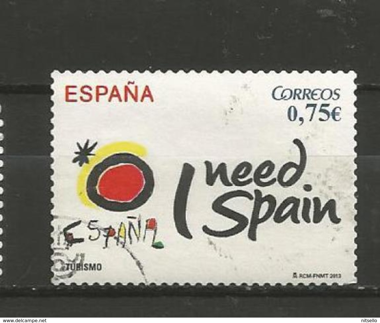 LOTE 1909  ///  ESPAÑA 2013   Nº: 4458 - Used Stamps