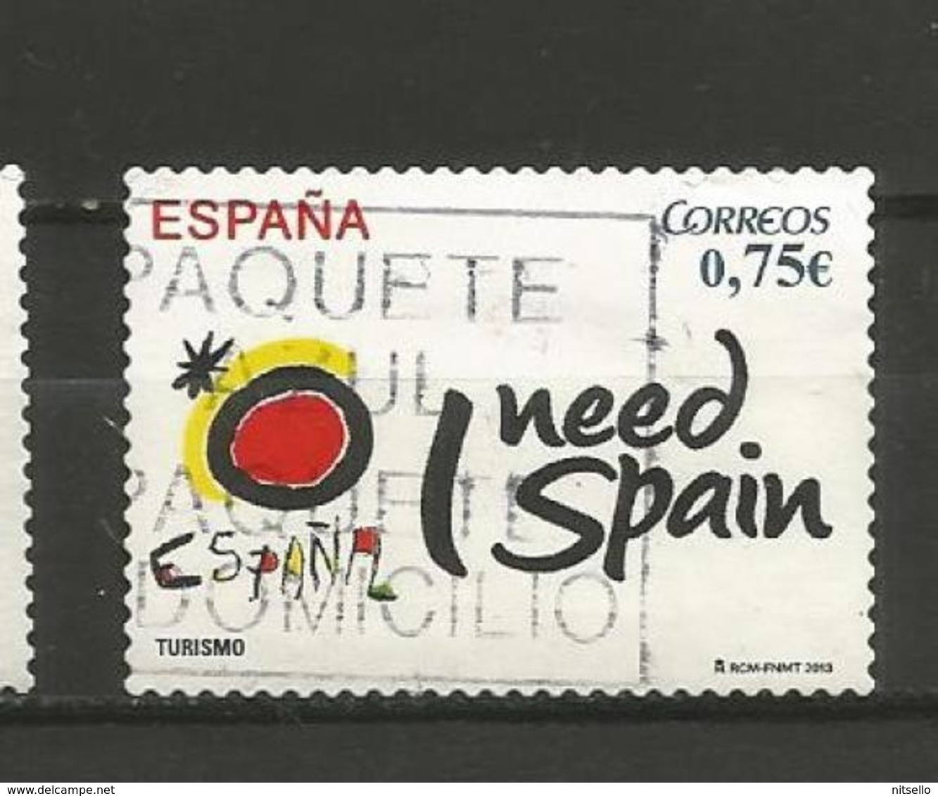 LOTE 1909  ///  ESPAÑA 2013   Nº: 4458 - Used Stamps