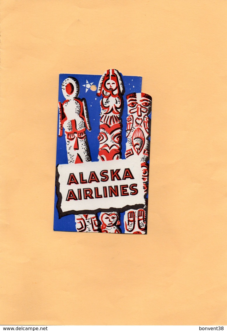 F2405 - ALASKA AIRLINES - Étiquettes à Bagages