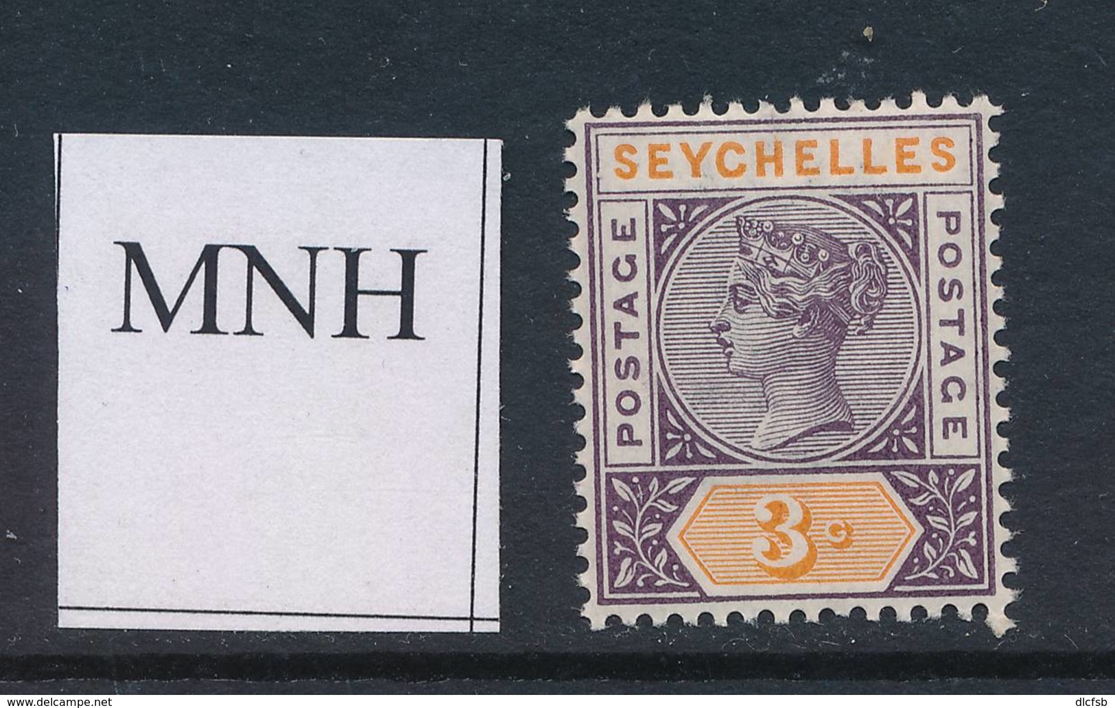 SEYCHELLES, 1893 3c Unmounted Mint - Seychellen (...-1976)