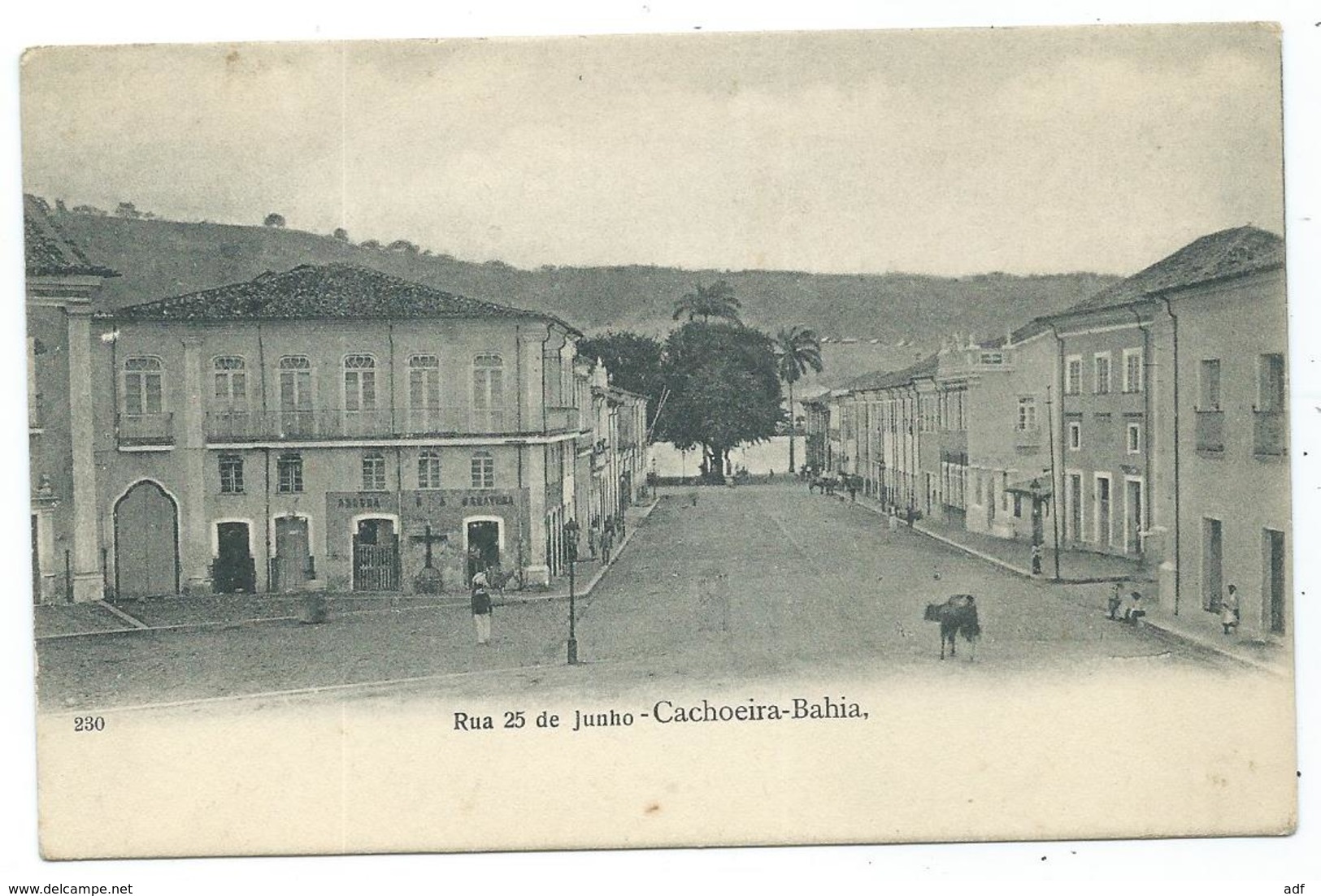 RARE CPA CACHOEIRA, RUA 25 DE JUNHO, BAHIA, BRESIL - Other