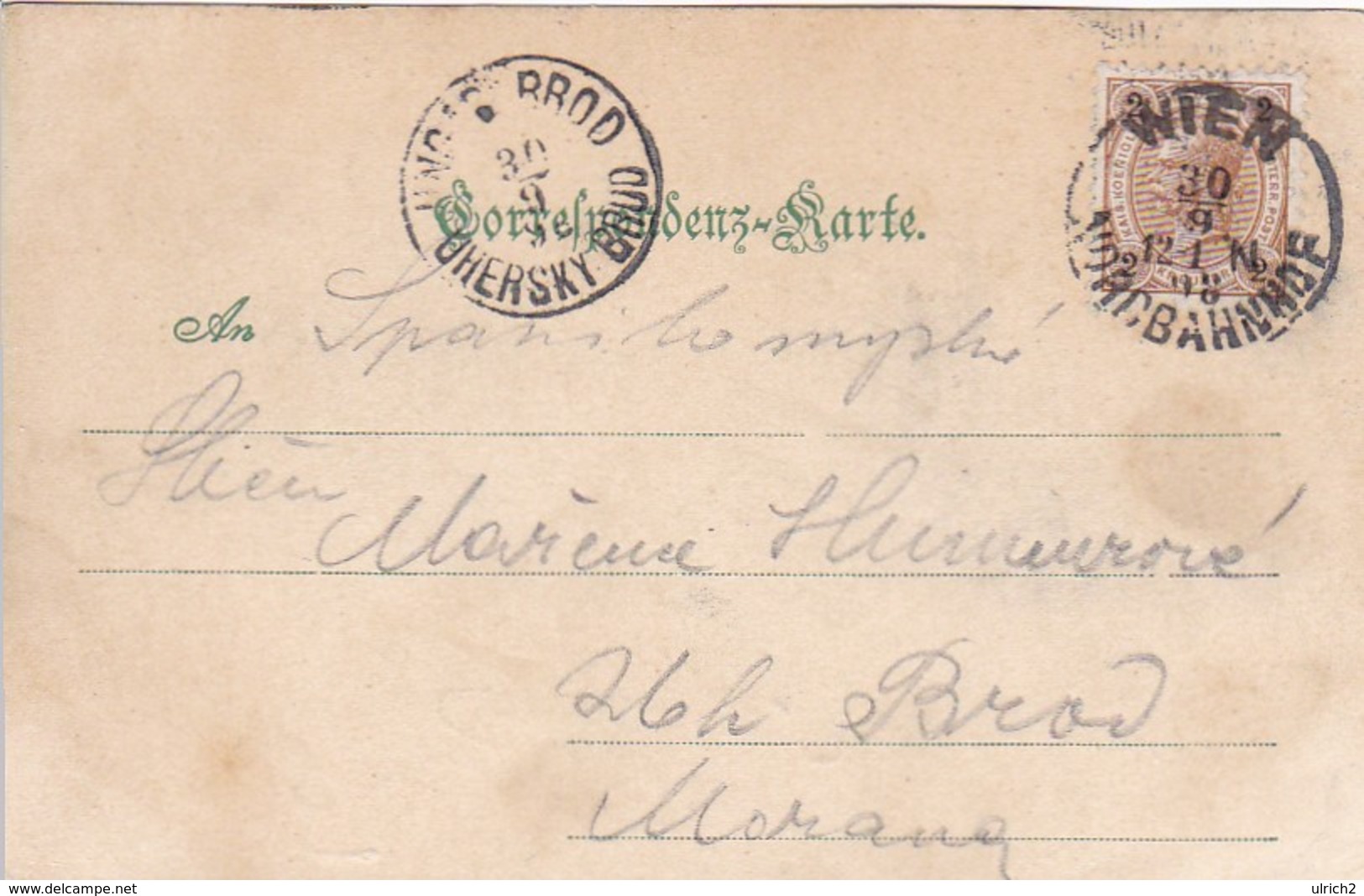 AK Gruß Aus Wien - Der Schottenring - 1898 (41291) - Ringstrasse