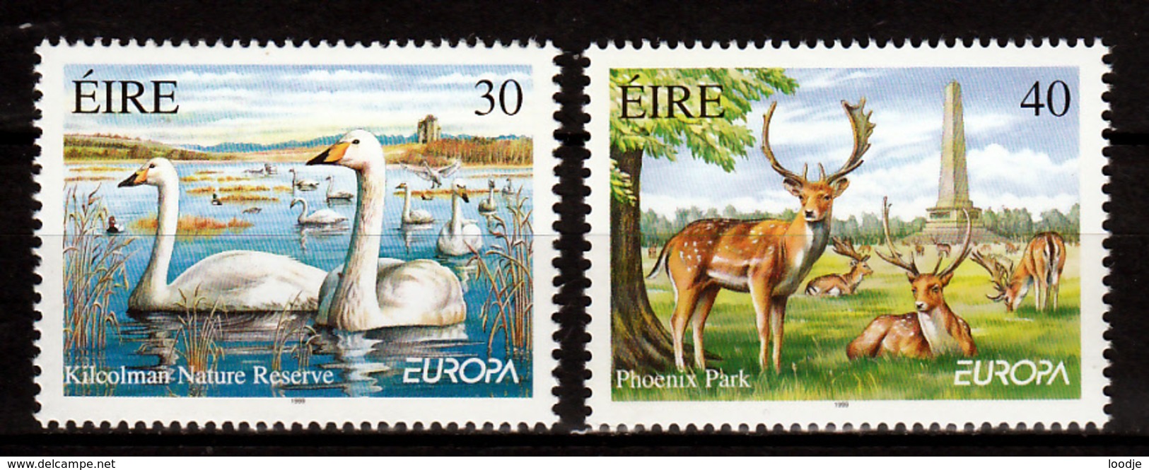 Ierland Mi 1139,1140 Europa Cept 1999 Postfris M.n.h. - 1999