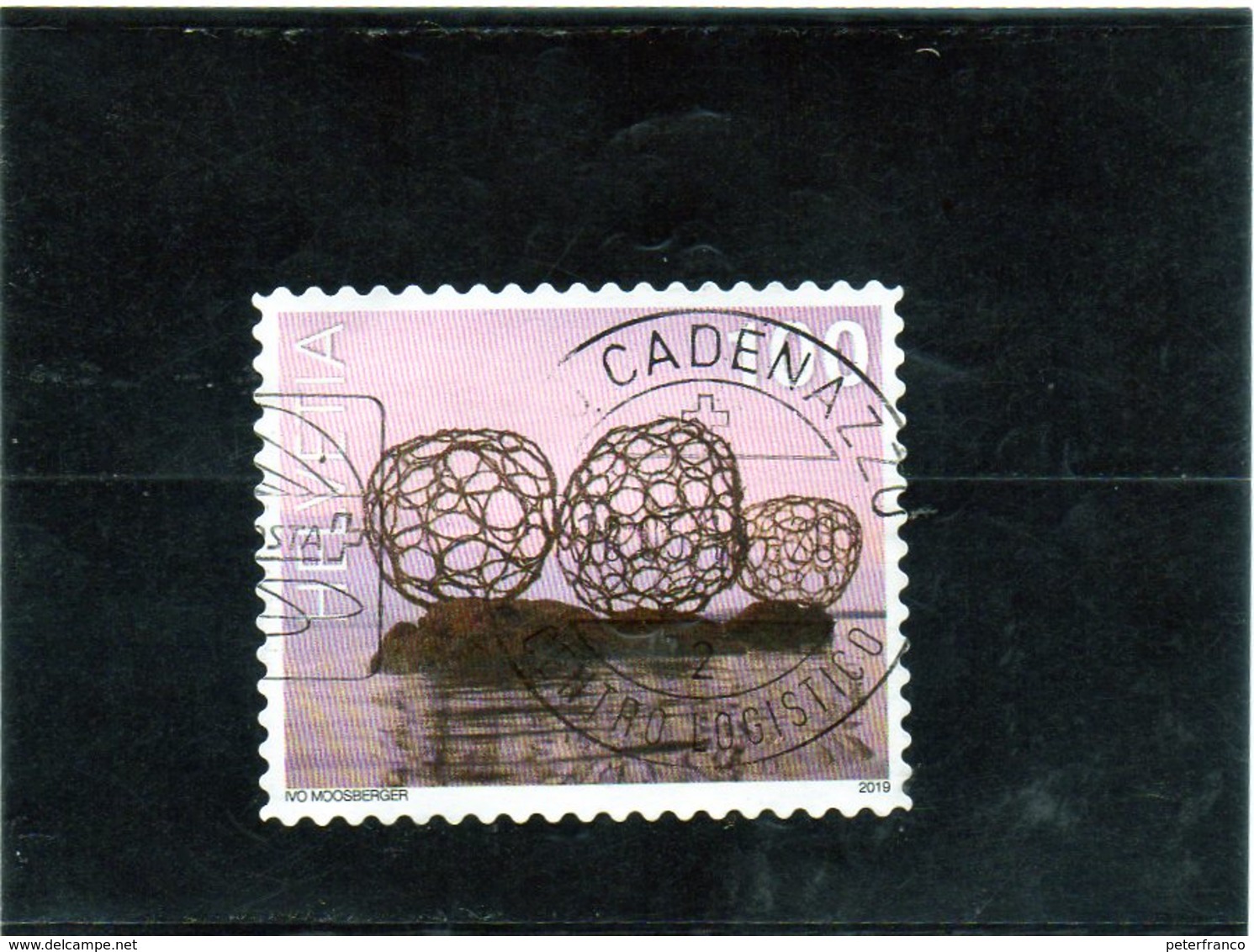 2019 Svizzera - Land Art - Sfera Di Vimini - Used Stamps