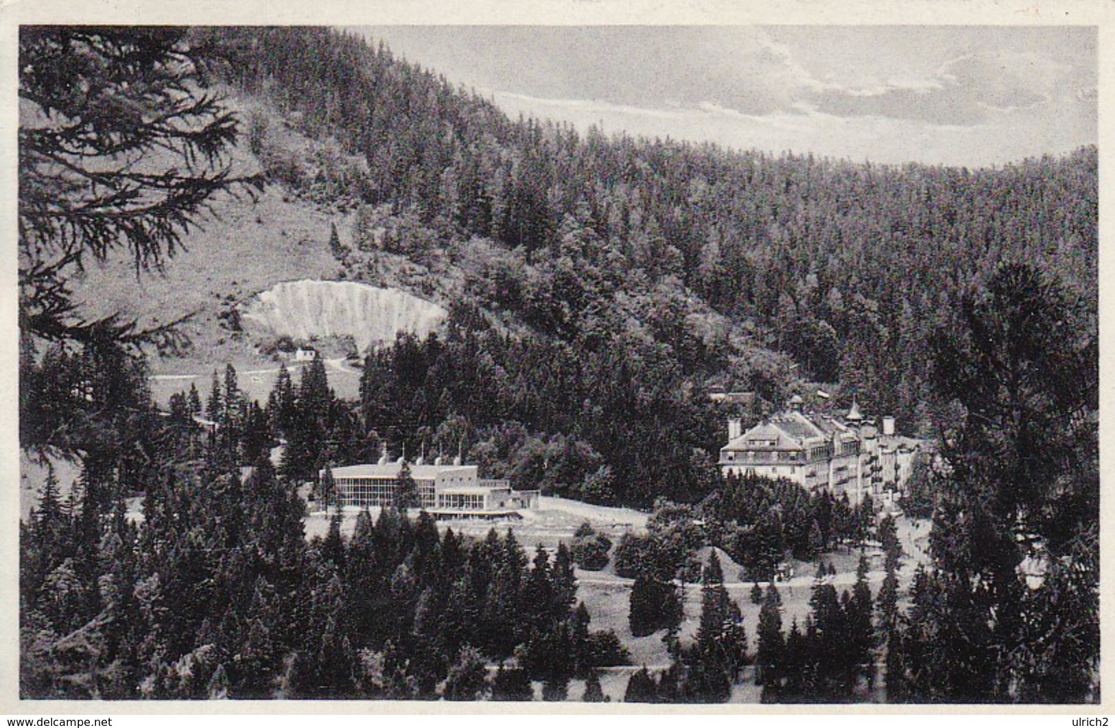 AK Semmering - Hallenbad Mit Hotel Panhans - 1936 (41293) - Semmering