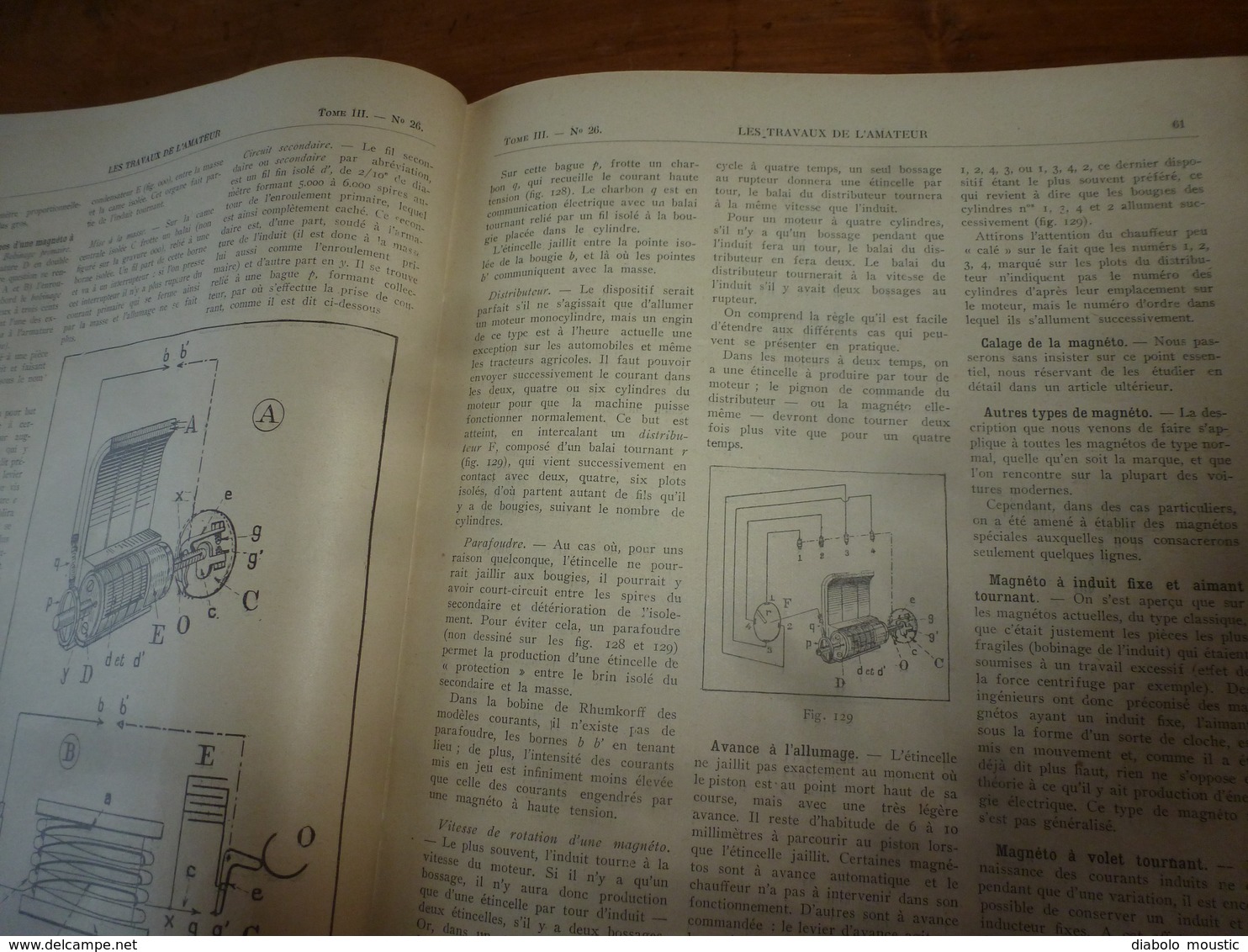 1925 LES TRAVAUX DE L'AMATEUR:(Baromètre-glyc;Reliure;Réparer soulier;Déco-pochoir;Entretien moteur auto;Robineterie;etc