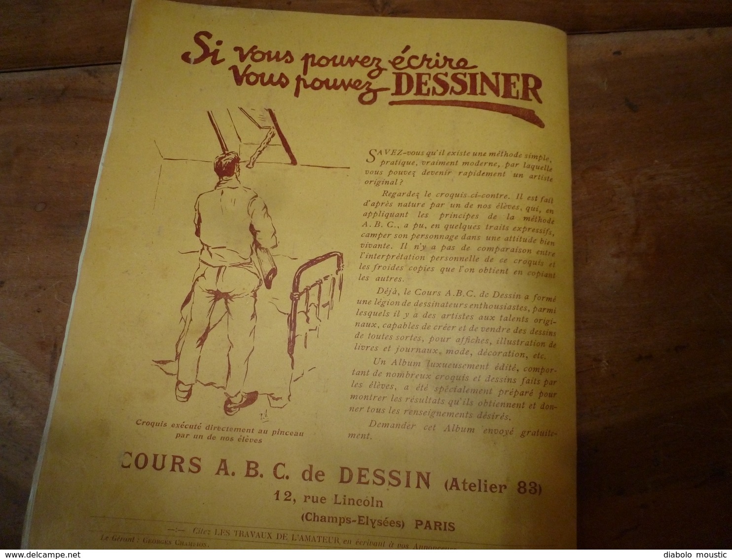 1925 LES TRAVAUX DE L'AMATEUR:(Baromètre-glyc;Reliure;Réparer soulier;Déco-pochoir;Entretien moteur auto;Robineterie;etc