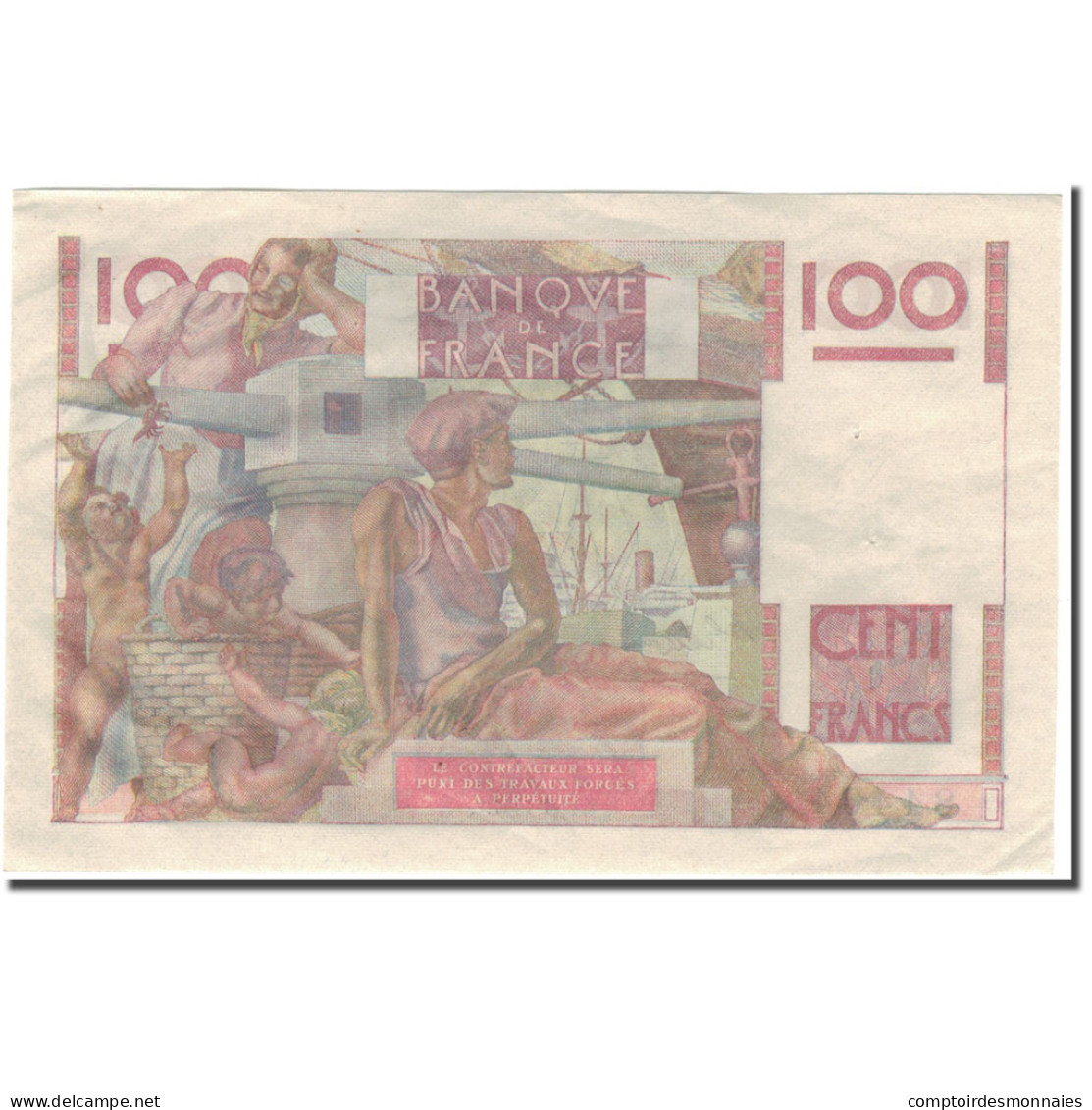 France, 100 Francs, Jeune Paysan, 1947-07-17, SUP, Fayette:28.15, KM:128b - 100 F 1945-1954 ''Jeune Paysan''