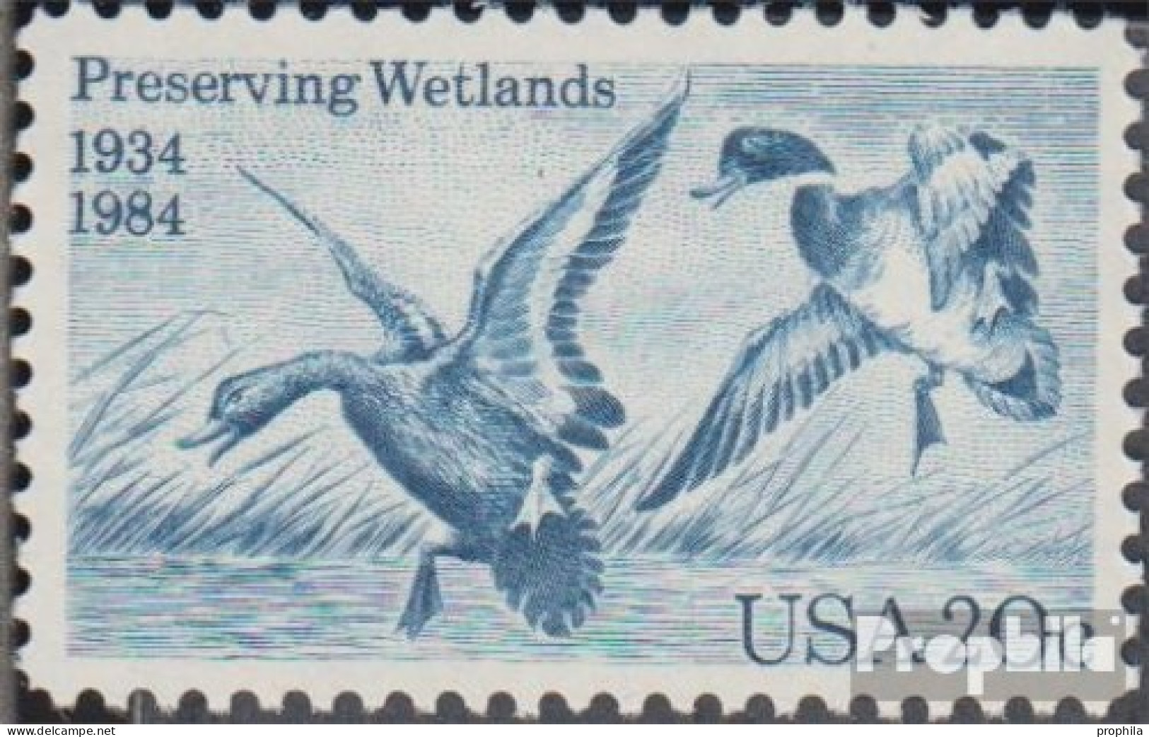 USA 1701 (kompl.Ausg.) Postfrisch 1984 Zugvogelschutzgesetz - Ungebraucht