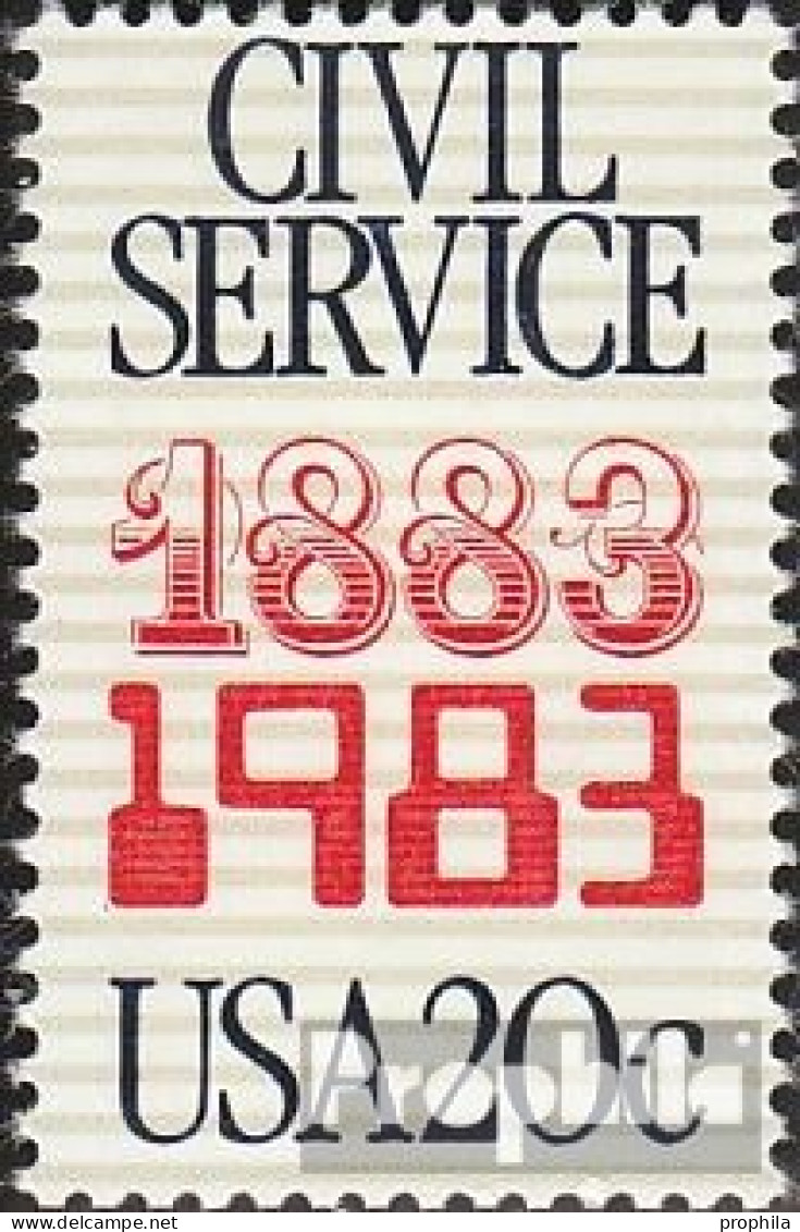 USA 1651 (kompl.Ausg.) Postfrisch 1983 Zivilbeamtentum - Ungebraucht