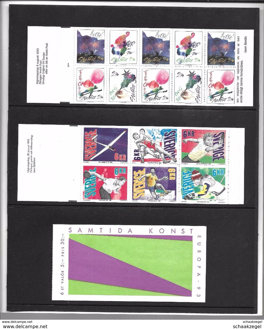 Zweden	1991 - 1996	Jaarset boekjes in originele verpakking ( 6 jaargangen)