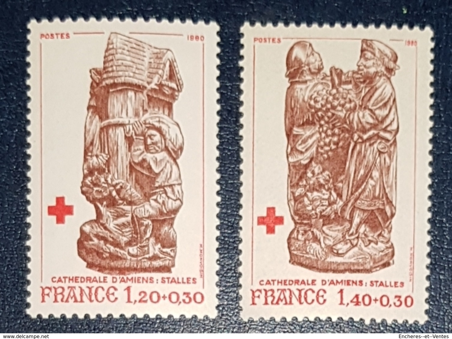 Timbres France Croix Rouge Neuf N.2116/17 MNH*** - Unused Stamps