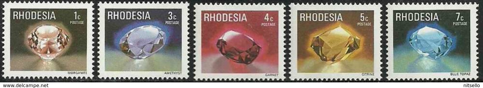 LOTE 1910  ///  (C070) Rhodesia 1978 - Minéraux - Minerals - Série Neuve   N° Y&T 300 à 304 **MNH  ¡¡¡ LIQUIDATION !!! - Otros - África