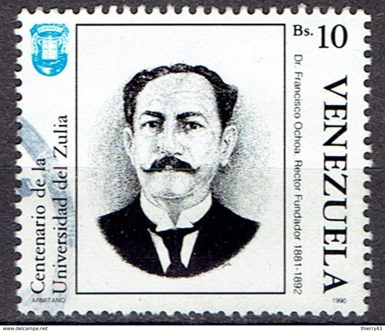 Venezuela 1990 - Centenary Of University Of Zulia - Michel 2632  Used, Oblit. Gest. - Venezuela