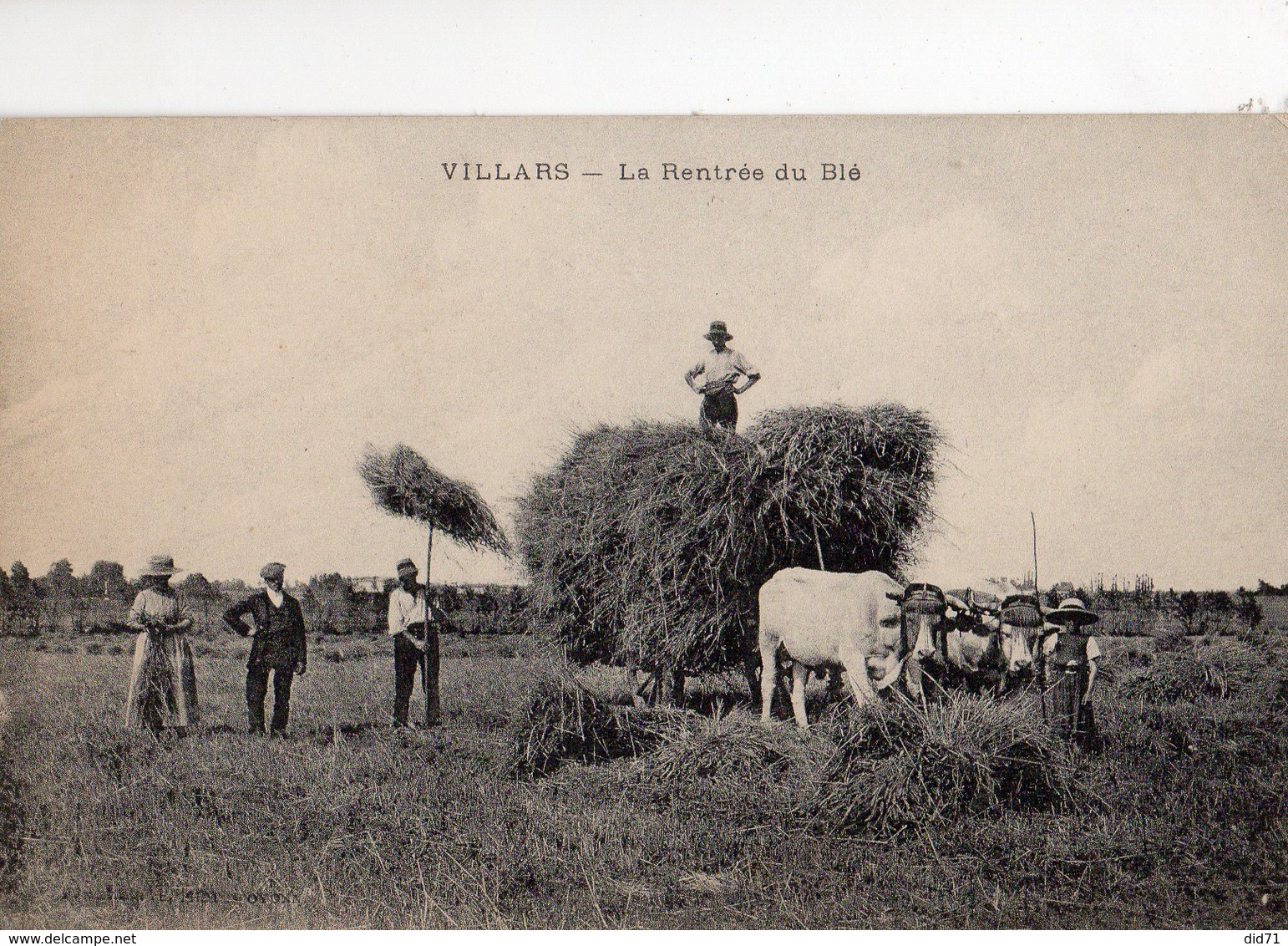 Villars-lès-Dombes - La Rentrée Du Blé - Villars-les-Dombes