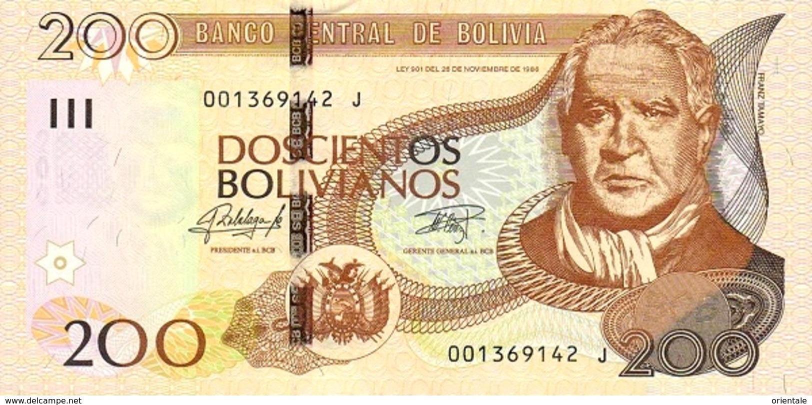 BOLIVIA P. 247 200 R 2016 UNC - Bolivia