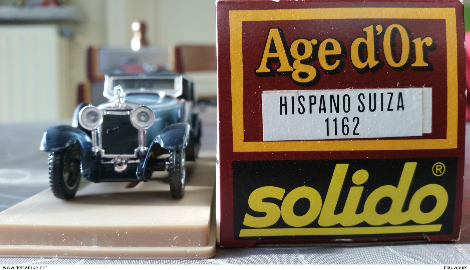 Solido Hispano Suiza  Cabriolet Soft-top Close 1926 1/43 Mib - Solido