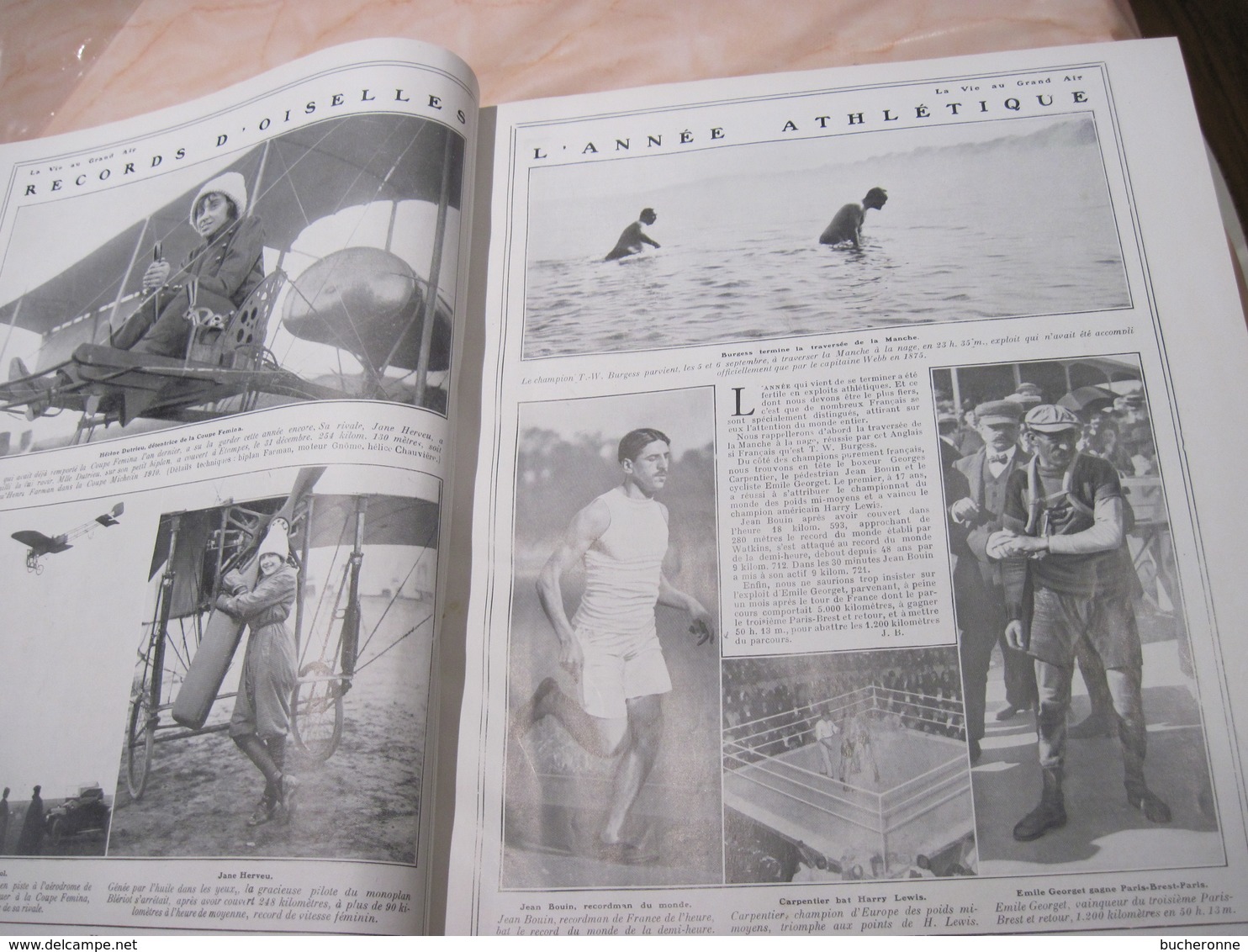 La Vie au grand air 1912 année complète 5 KG 1016 pages 35 x 28 x 6 cm  TBE couverture rayure page pli minime vu son age