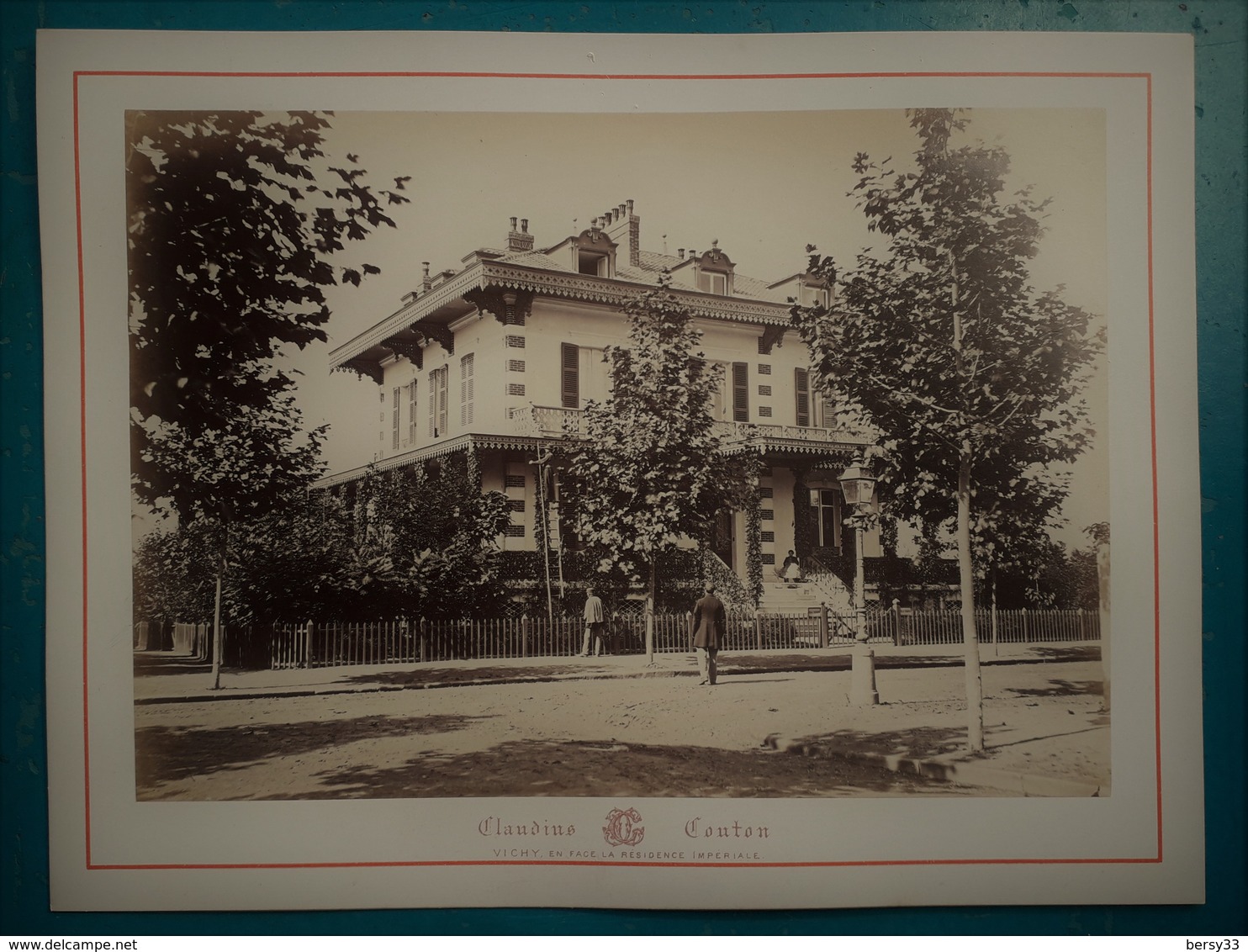 VICHY - Chalet Thérapia (détruit En 1993, Remplacé Par Le Sofitel)  - Photographie Ancienne Albuminée De Claudius Couton - Anciennes (Av. 1900)