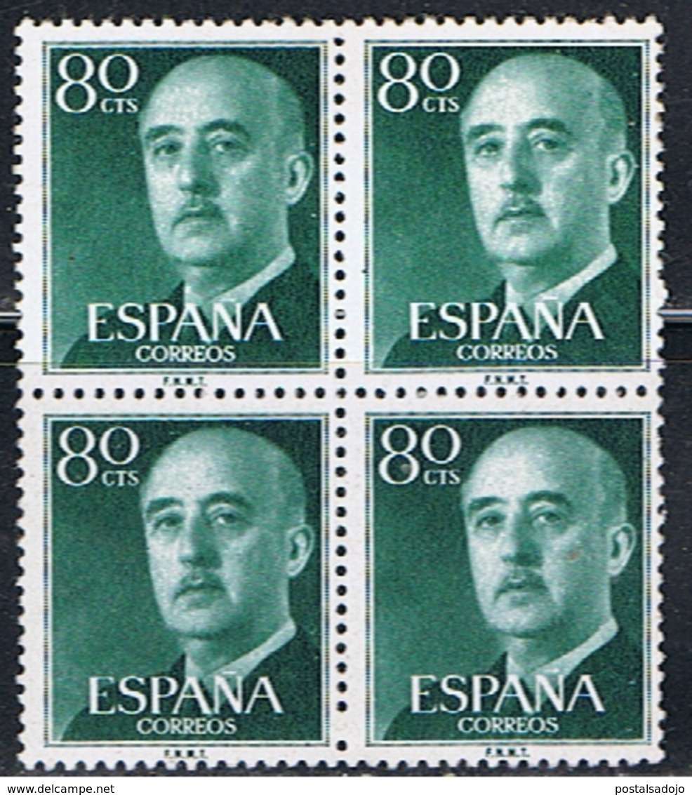 (1E 287) ESPAÑA // YVERT 863 X 4 // EDIFIL 1152 X 4 // 1954   NEUF - Nuovi