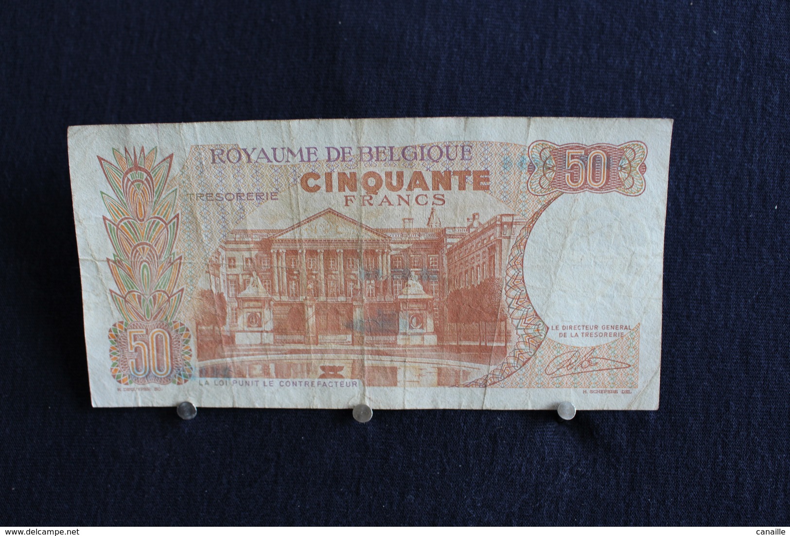 3 / Belgique /  Royaume De Belgique - 50 Francs, Type Roi Bauduin I Et La Reine Fabiola  - 16.05.1966 / 1457 X 5088 - Sonstige & Ohne Zuordnung