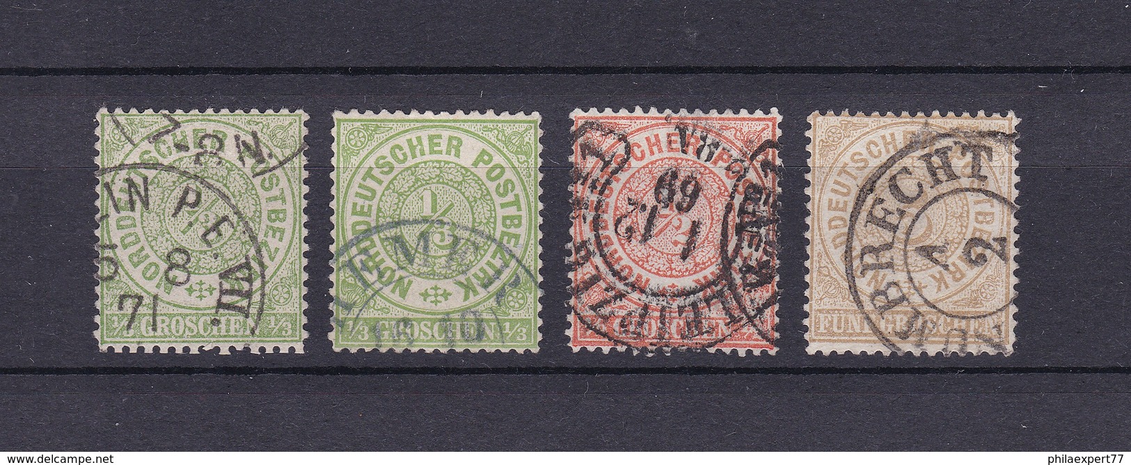 Norddeutscher Postbezirk - 1869 - Michel Nr. 14/15 + 18 - 24 Euro - Sonstige & Ohne Zuordnung