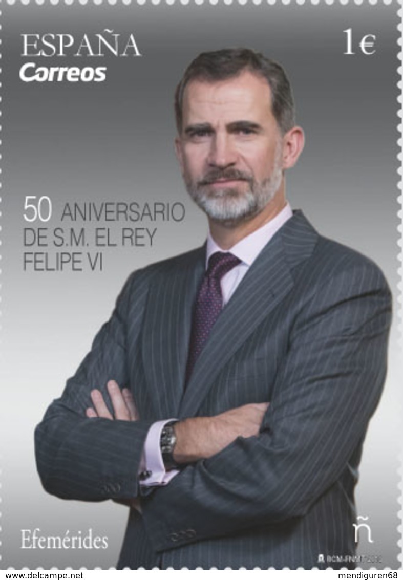 ESPAGNE SPANIEN SPAIN ESPAÑA 2018 50 Aniv KING Rey Felipe VI  MNH ED 5205 MI 5228 YT 4933 - Neufs